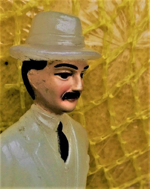 Señor Misterioso Examining the Pomelos