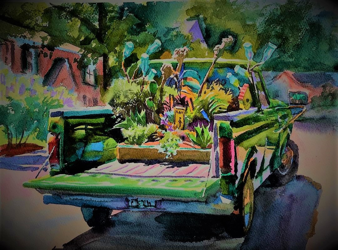 wyatt waters truck painting