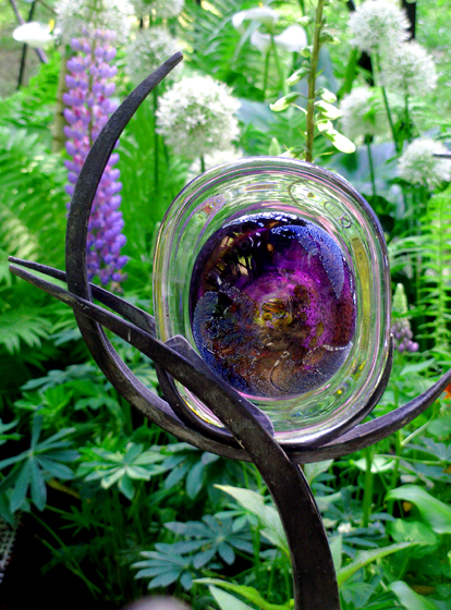 Glass garden art, Chelsea flower show