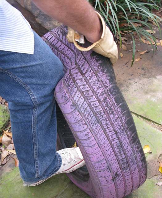 3 - Push with knee, pull with hands