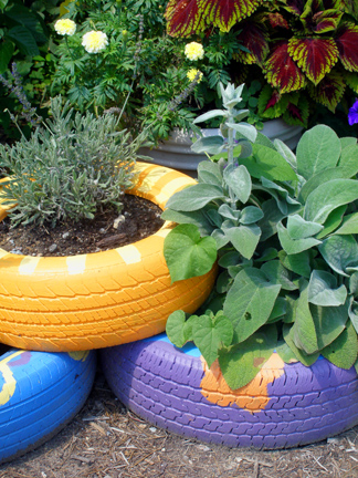 Lewis Ginter botanical garden kids' planters